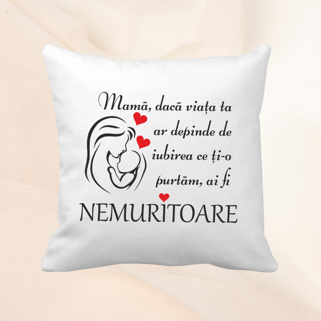 Pernă personalizată pentru Mama