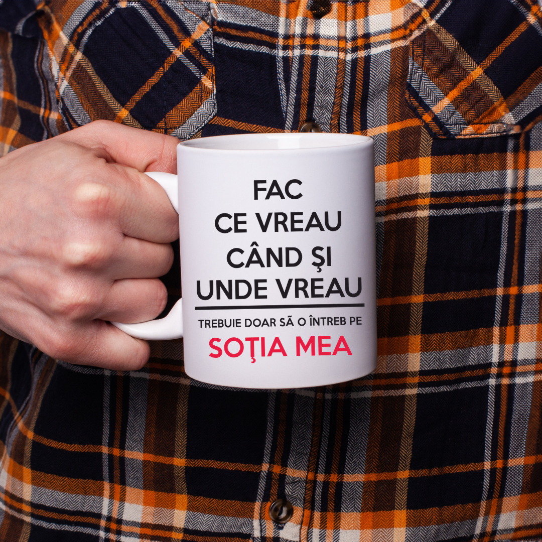 Cană personalizată pentru soț