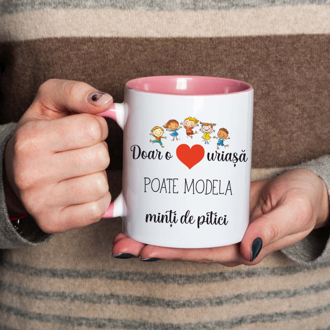 Cană personalizată pentru educatoare