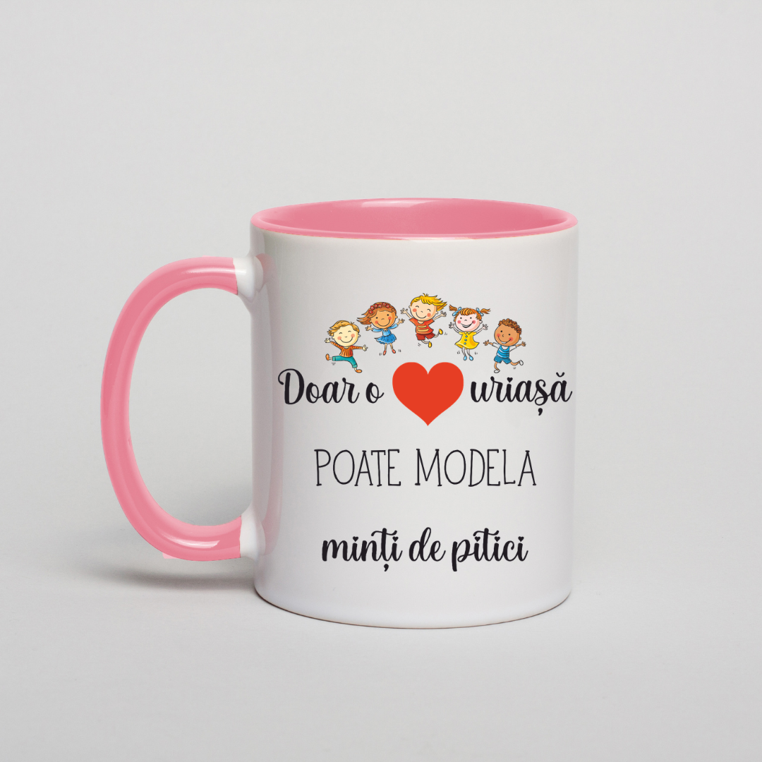 Cană personalizată pentru educatoare